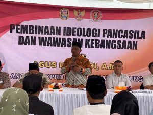 Legislator PKS Ajak Warga Gunung Terang Terapkan Nilai Pancasila dalam Keluarga