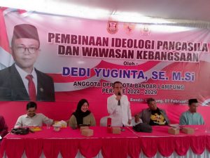 PIP WK di Tanjungkarang Timur, Dedi Yuginta Tekankan Pengamalan Pancasila Lewat Aksi Jaga Lingkungan