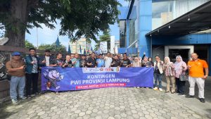 Lepas Kontingen PWI ke HPN 2026, Sekdaprov Tegaskan Kesiapan Lampung Jadi Tuan Rumah 2027