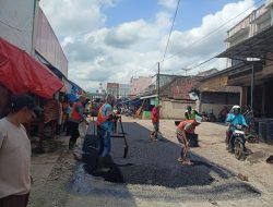 Pemkab Tanggamus Tuntaskan Perbaikan Jalan Pasar Talang Padang, Prioritaskan Kualitas dan Kenyamanan Masyarakat