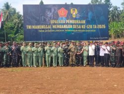 Sinergi Membangun Negeri Wakil Bupati Tanggamus Resmi Buka TMMD Ke-128 di Pekon Kalimiring