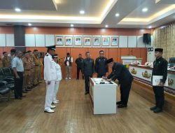 Bupati Tanggamus Resmi Lantik Kakon PAW dan PJ Kakon, Ini Pesan Tegasnya!
