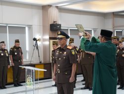 Kajati Lampung Lantik Wakajati dan Kajari LAMPUNG Timur yang Baru