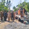 Jalan Setapak Disulap Jadi Akses Utama, Tim Wasev Mabes TNI Tinjau TMMD ke-128 di Kalimiring