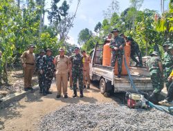 Jalan Setapak Disulap Jadi Akses Utama, Tim Wasev Mabes TNI Tinjau TMMD ke-128 di Kalimiring