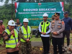 Buka Keterisolasian, Empat Jembatan Perintis Garuda Mulai Dibangun di Tanggamus