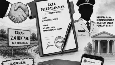 PT CKMP Beberkan Transaksi dengan John Morin, Pertanyakan Pengaitan Nama Bupati Tanggamus