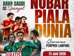 Pemprov Lampung Gelar Nonton Bareng Arab Saudi vs Spanyol di PKOR Way Halim