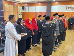 Bupati Tanggamus Lantik 13 Pejabat, Andi Dermawan Jabat Kadis Koperindag UKM