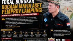 FOKAL Bongkar Dugaan Mafia Aset Pemprov Lampung, Tanah 3 Hektar Diduga Beralih ke Korporasi