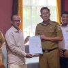 Koperindag Tanggamus dan PT Lingga Teknik Utama Teken Kesepahaman Bersama, Pedagang Pasar Talang Padang Gratis Sewa 6 Bulan