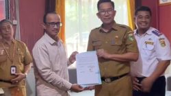 Koperindag Tanggamus dan PT Lingga Teknik Utama Teken Kesepahaman Bersama, Pedagang Pasar Talang Padang Gratis Sewa 6 Bulan