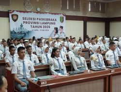 Seleksi Paskibraka Lampung 2026 Resmi Dimulai, 90 Putra-Putri Terbaik Ikuti Tahapan