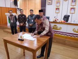 APIP Inspektorat Tanggamus Teken Pakta Integritas, Bupati: Bukan Sekadar Seremoni