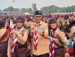 Mewakili Bupati Tanggamus, Ka Kwarcab Hadiri Pembukaan Jambore Nasional 2026 di Cibubur