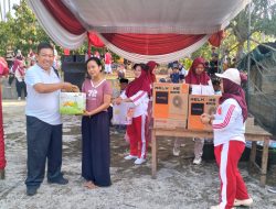 Semarak HUT ke-81 RI, Pekon Teba Gelar Senam dan Jalan Sehat, Ratusan Warga Berebut Hadiah