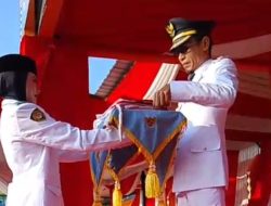 Upacara Penurunan Bendera HUT Ke-81 RI di Tanggamus Berlangsung Khidmat