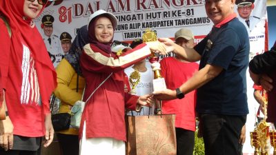 Kecamatan Gunung Alip Giat Jalan Sehat Untuk Memeriahkan HUT RI ke 81 Dengan Berbagai Macam Hadiah