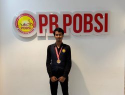 Kebanggaan Lampung, Adhitya Agung Raih Medali Perak Kejurnas POBSI 2026