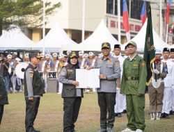 Eva Dwiana Jabat Ketua ASLINMAS Kota, Ribuan Anggota Satlinmas Kumpul di Bandar Lampung