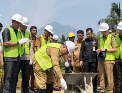 Ground Breaking Relokasi Puskesmas Gisting Dimulai, Bupati Instruksikan Akses Jalan Diperlebar