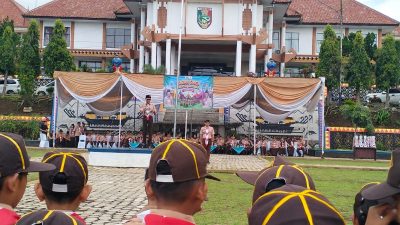 552 Pramuka Siaga Meriahkan Bazar Kwarcab Tanggamus 2026, Wabup Agus Suranto Pimpin Upacara Pembukaan