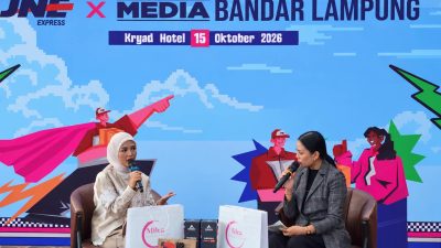 Media Gathering JNE Bandar Lampung Hadirkan Owner Milea, Kupas Strategi Bisnis di Era Digital