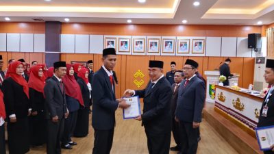 Lantik 47 Kepala Sekolah, Bupati Tanggamus Tegaskan Tidak Ada Jual Beli Jabatan