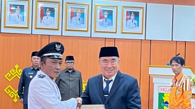 Bupati Tanggamus Lantik Dua Pj Kepala Pekon, Tekankan Pelayanan Tanpa Pandang Bulu